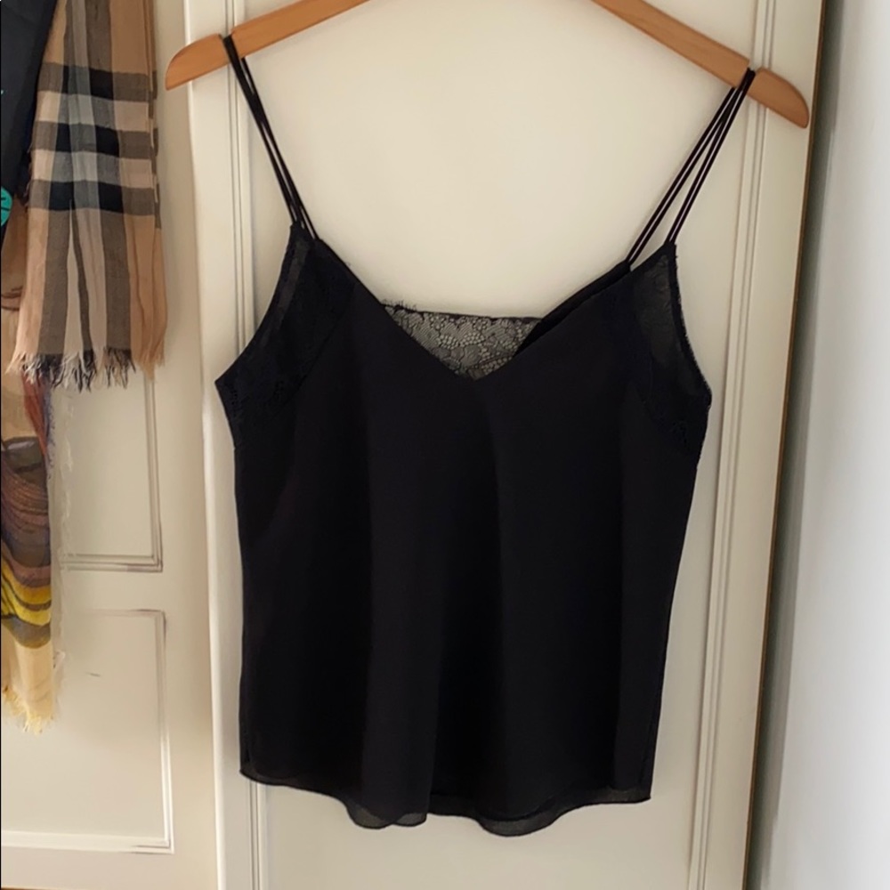 Zara Black Lace Women's Top Blouse - Picture 6 of 6